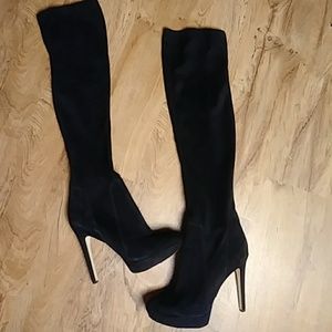 Sam edelman thigh high suede boots